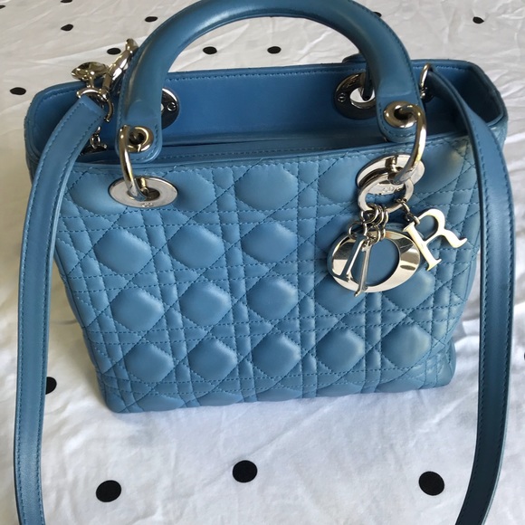 Christian Dior Lady Dior Cannage Lambskin Medium - Picture 2 of 8